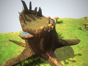 Mushroom Collection Low-poly 3D Model
