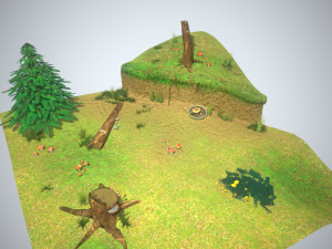 Mushroom Collection Low-poly 3D मॉडल