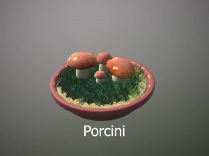 Mushroom Collection Low-poly 3D मॉडल
