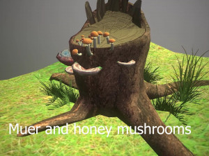 Mushroom Collection Low-poly 3D मॉडल