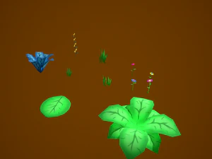 Grass Low-poly 3D Model