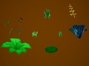 Grass Low-poly 3D Model