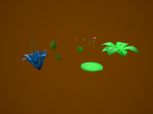 Grass Low-poly 3D Model