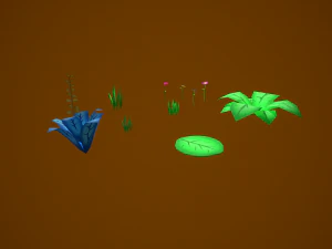 Grass Low-poly 3D Model
