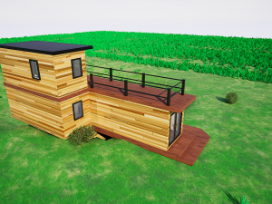 Low-poly house Modelo 3D