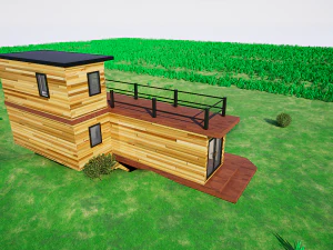 Low-poly house 3D Model
