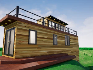 Low-poly house 3D Model