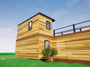 Low-poly house 3D Model