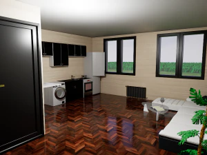 Low-poly house 3D Model