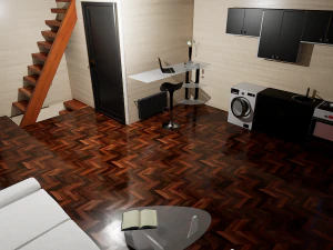 Low-poly house 3D Model