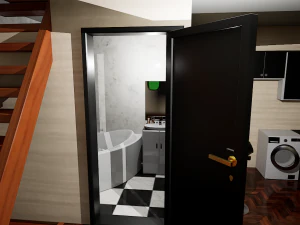 Low-poly house 3D Model