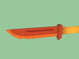 Copper Swords Low Poly Toon Style 3Dモデル