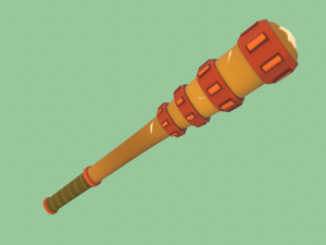 Copper Swords Low Poly Toon Style 3Dモデル