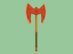 Copper Swords Low Poly Toon Style 3Dモデル