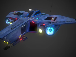 Малий розвідувальний зореліт Scout-D-001 3D Модель