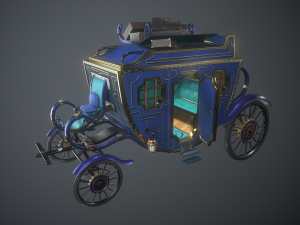 Royal Carriage 3D Model