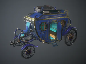 Королівська карета 3D Модель
