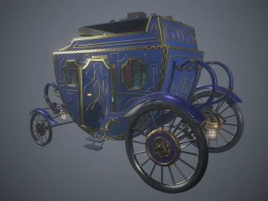 Royal Carriage 3D Model