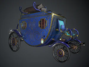 Royal Carriage 3D Model