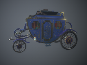 Royal Carriage 3D Модель