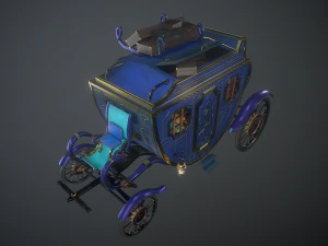 Royal Carriage 3D Model