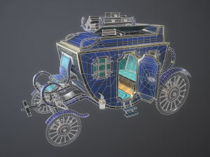 Royal Carriage 3D Модель
