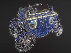 Royal Carriage 3D Модель