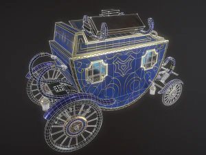 Royal Carriage 3D Model
