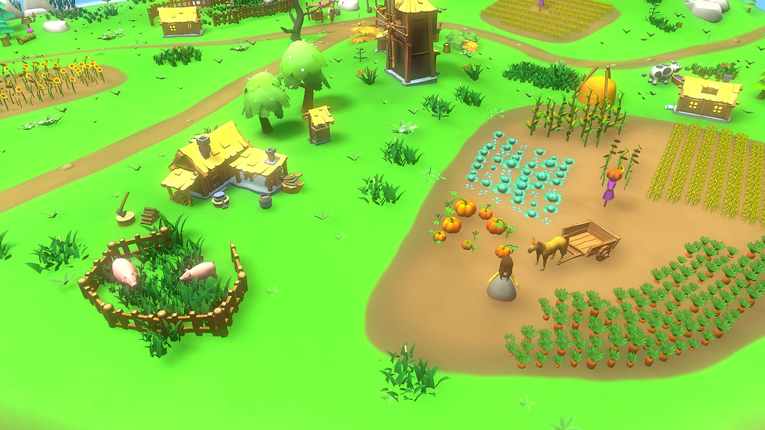 Low Poly Casual Village Pack 3D Model .c4d .max .obj .3ds .fbx .stl .blend