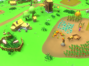 Low Poly Casual Village Pack 3D Model