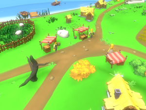 Low Poly Casual Village Pack 3D Model