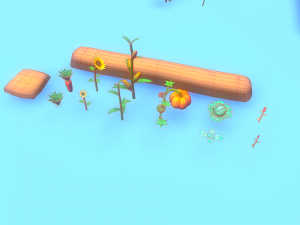 Low Poly Casual Village Pack 3D Model