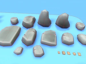 Low Poly Casual Village Pack 3D Model