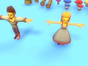 Low Poly Casual Village Pack 3D Model