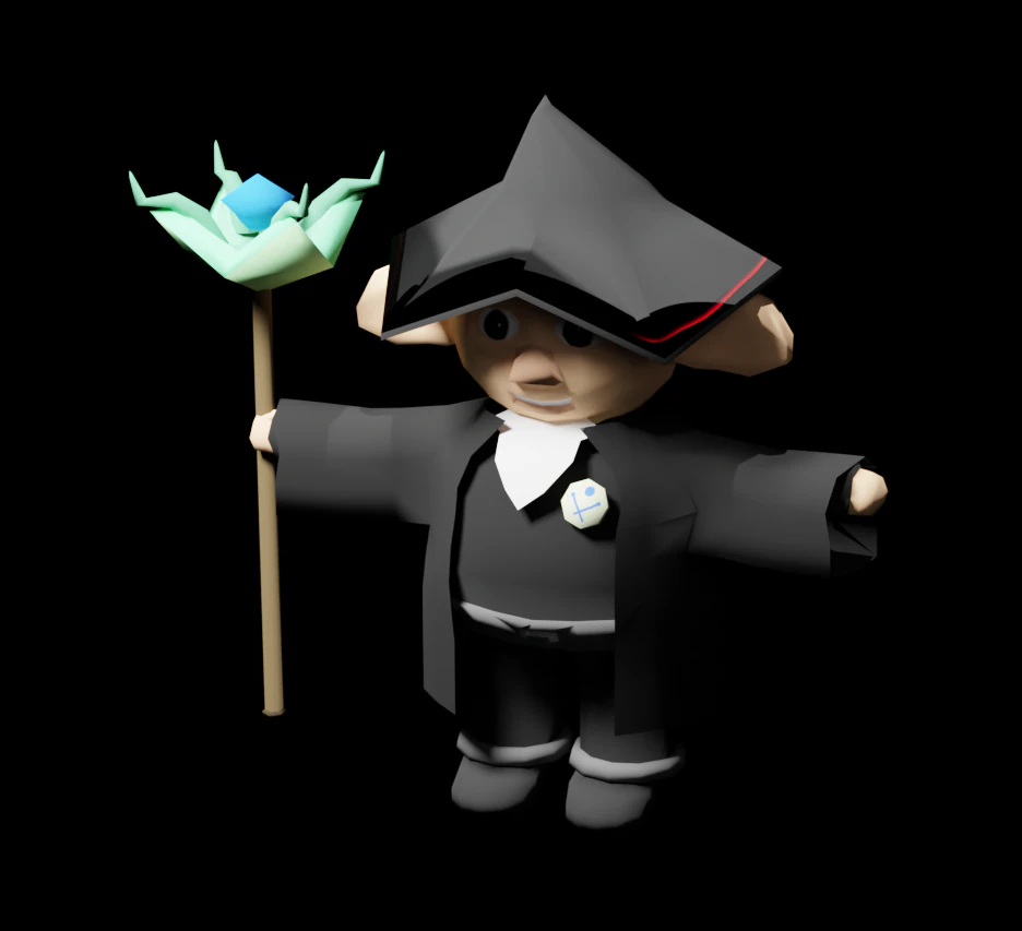 Cartoon character low-poly kaka 3D Model .c4d .max .obj .3ds .fbx .stl .blend