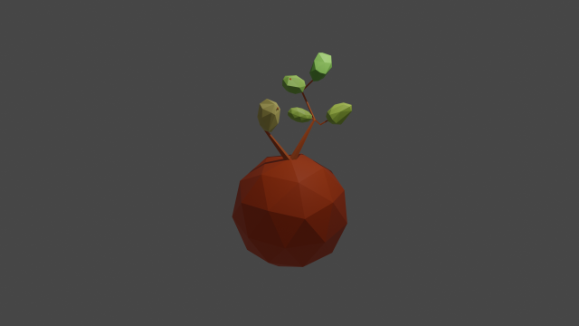 Lowpolygon tree package 3D Модель .c4d .max .obj .3ds .fbx .stl .blend 