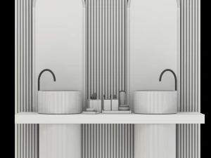 cuarto de ba&ntilde;olavaboBT Modelo 3D