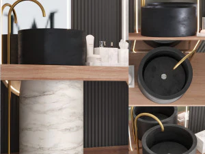 cuarto de ba&ntilde;olavaboBT Modelo 3D