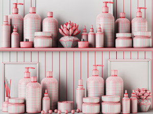 Decorativ LOREAL SET Modello 3D