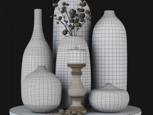 Vaso de madeira Modelo 3D