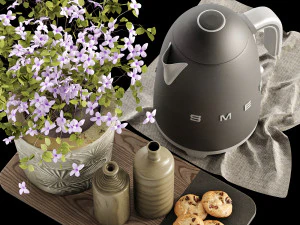 Kitchen accessories smeg 3D Model