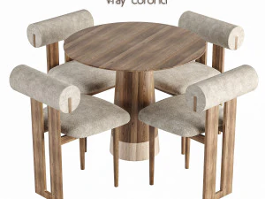 Set makan Hippo Model 3D