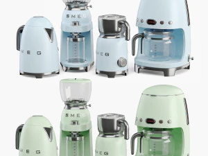 Conjunto Smeg Modelo 3D