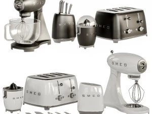 Kitchen accessories smeg 02 3D Model