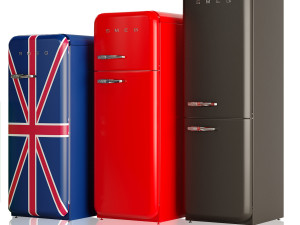 SMEG Rrefrigerators 01 3D Model