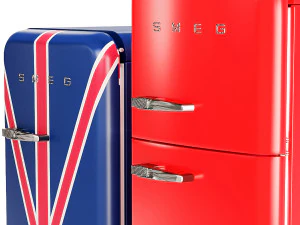 SMEG Rrefrigerators 01 3D Model