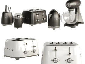 Set Cocinero SMEG 02 Modelo 3D