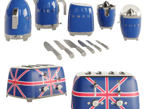 Set Cocinero SMEG 02 Modelo 3D