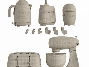 Set Cocinero SMEG 02 Modelo 3D