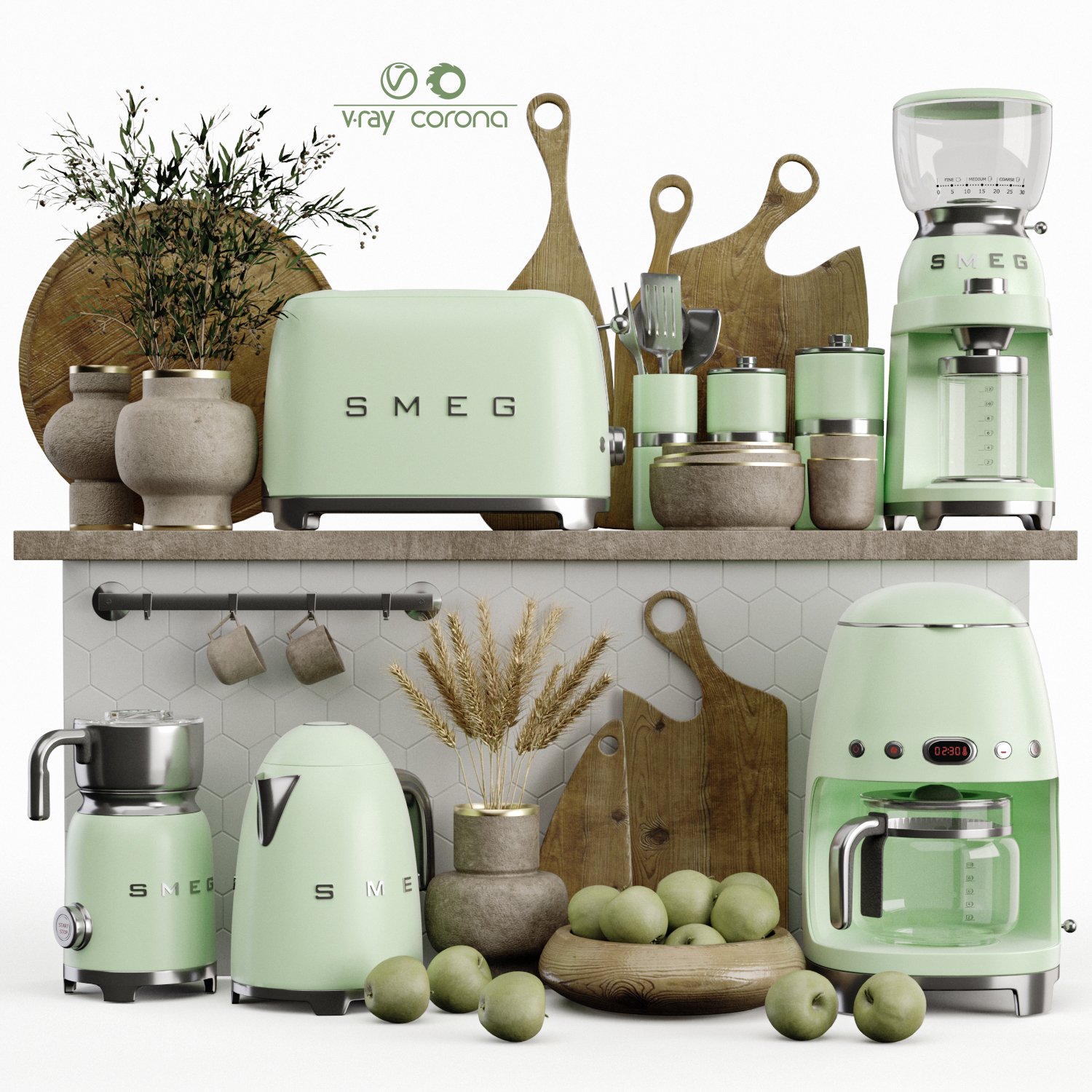 SMEG KETTLE 3D model